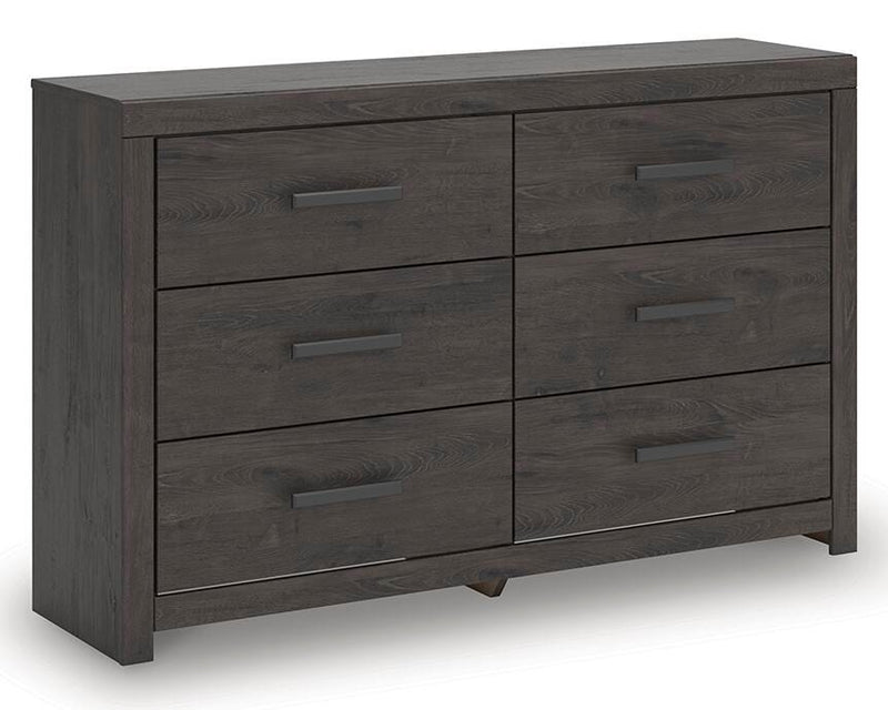 Prendonea King Panel Bed, Dresser and 2 Nightstands - B3789B13