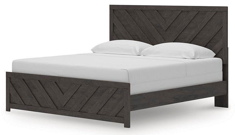 Prendonea King Panel Bed, Dresser and 2 Nightstands - B3789B13