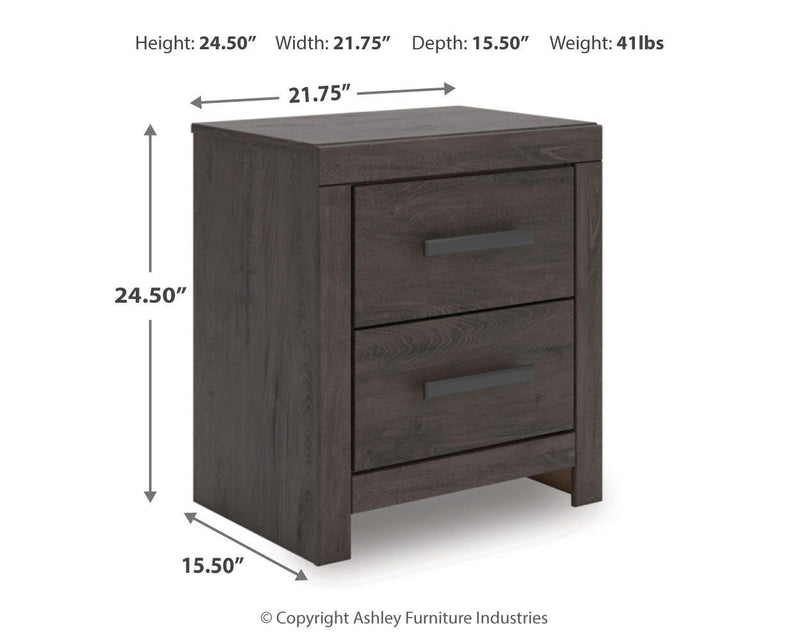 Prendonea King Panel Bed, Dresser and 2 Nightstands - B3789B13