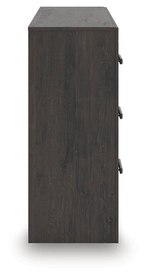 Prendonea King Panel Bed, Dresser and 2 Nightstands - B3789B13