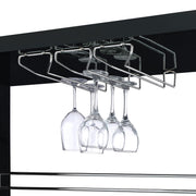 Prescott Rectangular Home Wine Table Black High Gloss - 100165