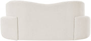 Principessa 68" Boucle Fabric Upholstered Loveseat in Cream - 108Cream-L