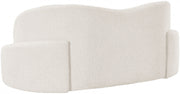 Principessa 68" Boucle Fabric Upholstered Loveseat in Cream - 108Cream-L