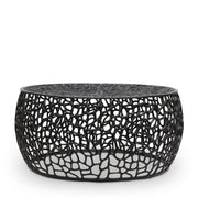 Priya Aluminum Coffee Table in Black - 224Black-C