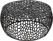 Priya Aluminum Coffee Table in Black - 224Black-C