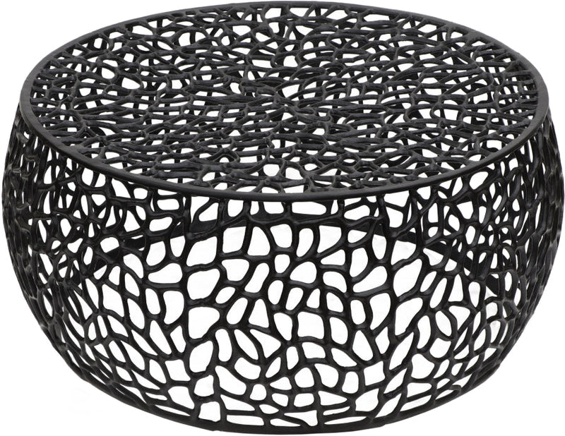 Priya Aluminum Coffee Table in Black - 224Black-C