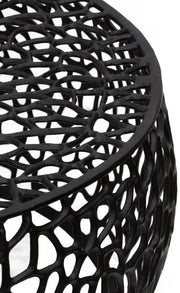 Priya Aluminum Coffee Table in Black - 224Black-C