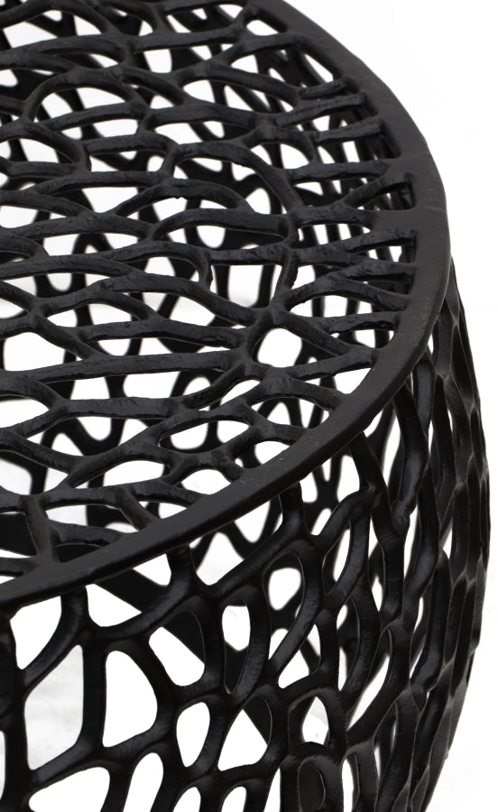 Priya Aluminum Coffee Table in Black - 224Black-C