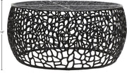 Priya Aluminum Coffee Table in Black - 224Black-C