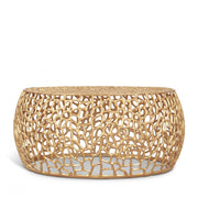 Priya Aluminum Coffee Table in Gold - 224Gold-C