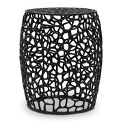 Priya Aluminum End Table in Black - 224Black-E