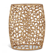 Priya Aluminum End Table in Gold - 224Gold-E