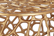 Priya Aluminum End Table in Gold - 224Gold-E