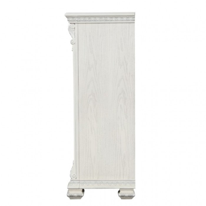 Promenade Wire Brushed White Chest - FM70001WH-C