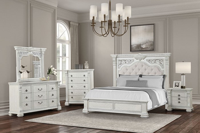 Promenade Wire Brushed White Mirror - FM70001WH-M