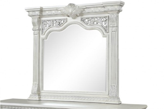 Promenade Wire Brushed White Mirror - FM70001WH-M