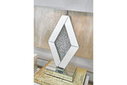 Prunella Silver Finish Table Lamp - Gate FurnitureTable Lamp