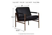 Puckman Black Accent Chair - Gate FurnitureAccent Chair
