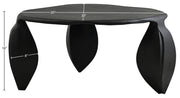 Pueblo Aluminum Coffee Table in Black - 99044Black-CT