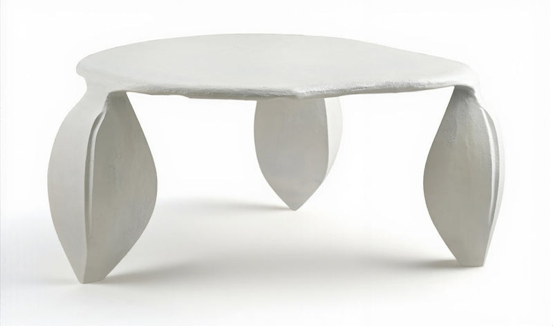 Pueblo Aluminum Coffee Table in Cream - 99044Cream-CT