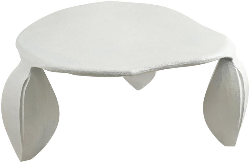 Pueblo Aluminum Coffee Table in Cream - 99044Cream-CT