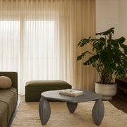 Pueblo Aluminum Coffee Table in Taupe - 99044Taupe-CT