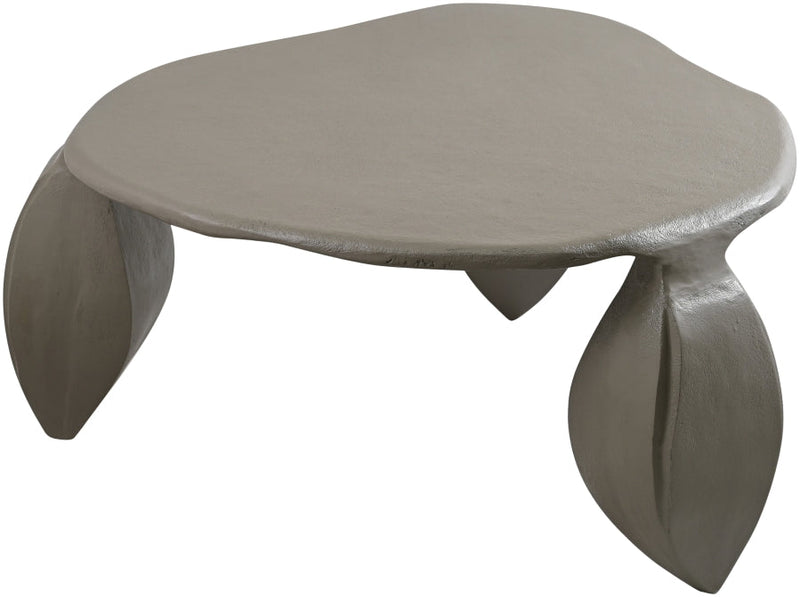 Pueblo Aluminum Coffee Table in Taupe - 99044Taupe-CT