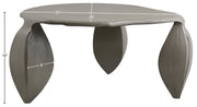 Pueblo Aluminum Coffee Table in Taupe - 99044Taupe-CT