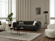 Puffy 3-pieces (Sofa & Loveseat & Chair) Livingroom Set in Cream - Brown - 200-SIM-PUF-ERATO08-ERATO07-321