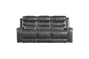 Putnam Gray Reclining Living Room Set - Gate FurnitureLiving Room Set