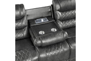 Putnam Gray Reclining Living Room Set - Gate FurnitureLiving Room Set