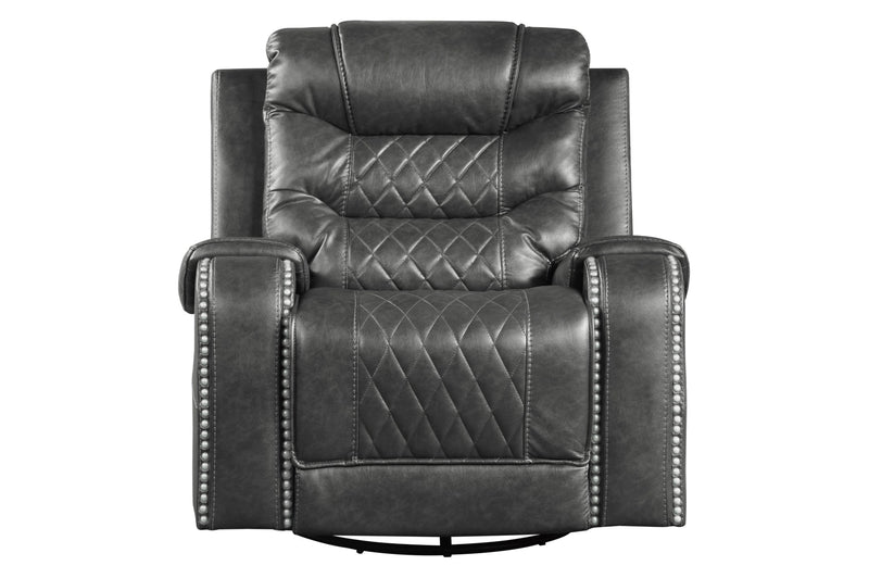 Putnam Gray Reclining Living Room Set - Gate FurnitureLiving Room Set
