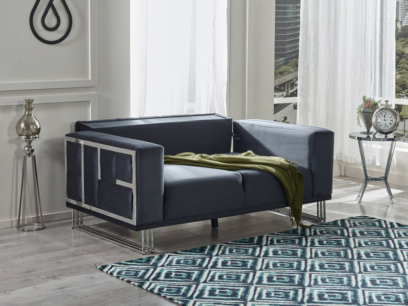 Puzzle Tufted Living Room Set - Gate FurnitureLiving Room Sets