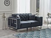 Puzzle Tufted Living Room Set - Gate FurnitureLiving Room Sets