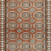 Qaabiz Sienna/Ivory/Black 7'8" x 10' Area Rug - R407521