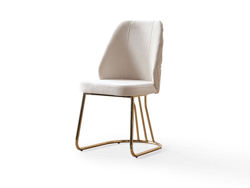 Quatro Dining Chair (6 PCS) in Cream - 200-ALT-QUA-DC-6