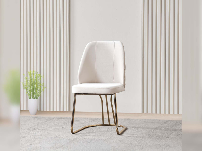 Quatro Dining Chair (6 PCS) in Cream - 200-ALT-QUA-DC-6