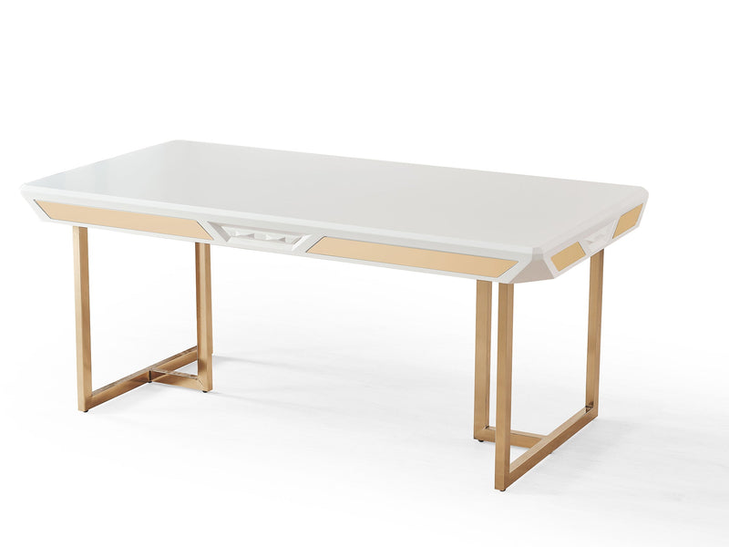 Quatro Diningroom (Consol With Mirror & Dining Table & 6 Dining Chair) - 200-ALT-QUA-DT-6-SET