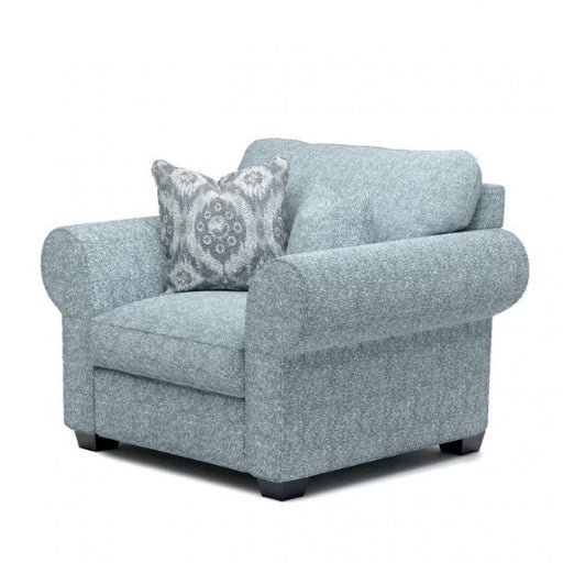 Queensbury Teal Accent Chair - FM61113TL-CH-PT