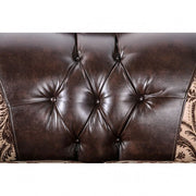 Quirino Light Brown/Dark Brown Sofa - SM6416-SF