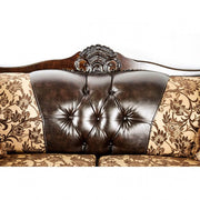 Quirino Tan/Dark Brown Sofa - SM6417-SF