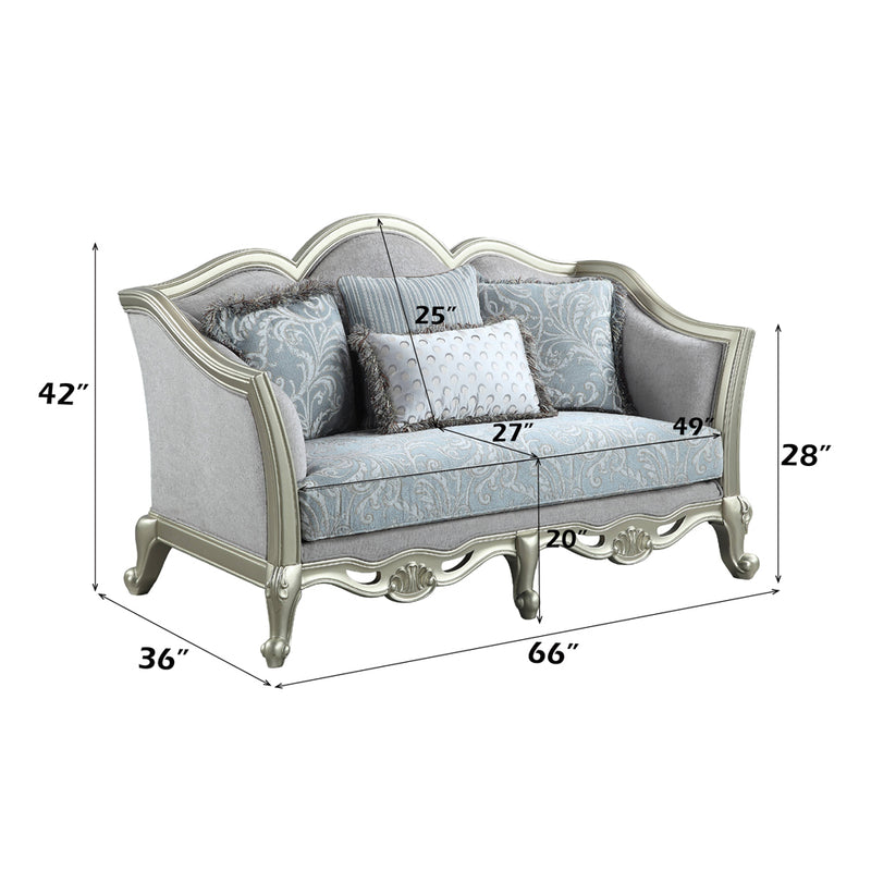Qunsia Loveseat W/4 Pillows - LV01118