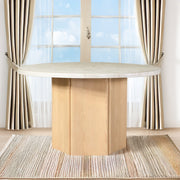 Qwin Round Dining Table W/Marble Top - DN02875
