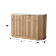 Qwin Server W/Marble Top - DN02878