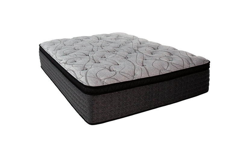 RAC Eurotop Light Gray King Mattress - Gate FurnitureKing Mattress