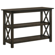 Rachelle 2-shelf Wood Entryway Console Table Deep Merlot - 5910
