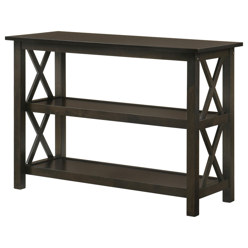 Rachelle 2-shelf Wood Entryway Console Table Deep Merlot - 5910