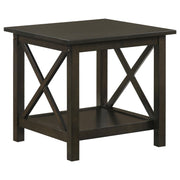 Rachelle 3-piece Rectangular Coffee Table Set Deep Merlot - 5909