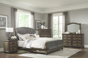 Rachelle Weathered Pecan Bedroom Set - Gate FurnitureBedroom Set