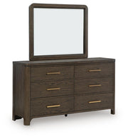 Radkin Burnished Brown Dresser and Mirror - PCB843B1